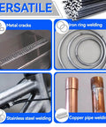 Aluminum Brazing Rods 50 Pack Low Melt Aluminum Welding Rods used for metal cracks, iron welding, stainless steel, and copper pipes.