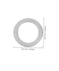 Must Have Aluminum Crush Seal Gasket Washers Set For Automotive And Industrial Use High Temperature Leak Proof Oil Drain Plug Washer