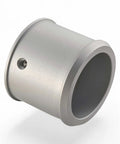 CNC aluminum hub for 2 Inch High Grip Polyurethane Traction Wheels, featuring a smooth finish with a side view.