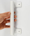 2-Piece 8-Inch Aluminum Sliding Door Handle Set For Balcony Glass Bathroom Sliding Closets And Warehouse Doors in hand