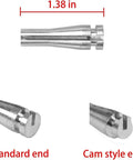 Door Latch Cable Repair Kit For F 150 F 250 F 350 E Series Ranger Expedition Navigator And Excursion Rear Door Latch Liftgate Replacement With Four Cables Six Standard And Two Locking Cam Aluminum showing aluminum ends with dimensions.