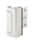 Door Reinforcement Lock Heavy Duty Aluminum Security Device For Exterior Doors With 800 Pound Force Rating Satin Nickel Finish And 3 Inch Screws