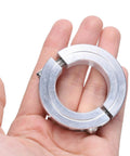 2pcs Double Split Clamp-On Shaft Collar for 1-1/4" Shaft, Two-Piece Clamping Collar, 2-1/16" OD, 1/2" Thickness, Aluminum Alloy