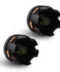 Durable aluminum nut spinning drill attachment quickly tightens and loosens 1/4, 3/8, and 1/2 inch threaded rods with hex shank compatibility
