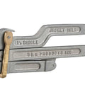 Forest Fire Hose Shut Off Clamp Lightweight Aluminum Alloy Pocket Size Water Flow Control For One Inch And One And A Half Inch Single Jacketed Fire Hoses Up To 200 PSI Made In The USA