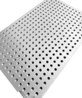 Heavy Duty Aluminum Fixture Plate For Bench Drill And Tapping Machining 8x12x1/2 Inches 6061 Anodized With 1/4-20 Threaded Holes Includes 4 Mounting Bolts Mini Pallet Fixture For Milling And Workbench Use JMSMSH