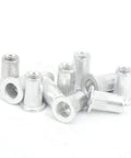 Aluminum Pull Riveting Nuts WJ30045 Flat Head Vertical Hardware Accessories M4 100Pcs Set For Automotive Aviation Railways