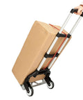 Folding Hand Truck Aluminum Portable Folding Hand Cart 165lbs Capacity Hand Cart and Dolly with box, ideal for home, auto, office, travel use