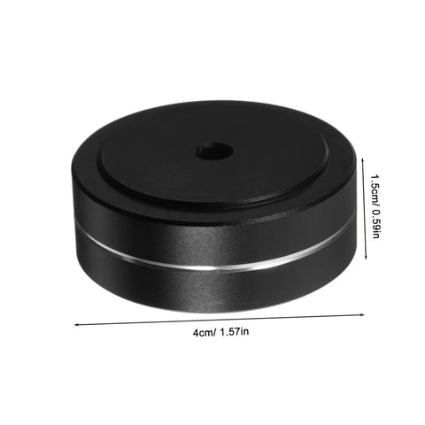 Aluminum Foot Pads For Electronics Isolation Feet For Turntables Computers Speakers And Subwoofers No Slip Anti Vibration Bumpers