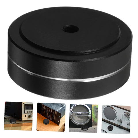 Aluminum Foot Pads For Electronics Isolation Feet For Turntables Computers Speakers And Subwoofers No Slip Anti Vibration Bumpers