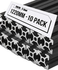 10-pack utility cart aluminum frame 1220mm T-slot for moving boxes, appliances, heavy cargo at home, warehouse, delivery jobs