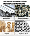 Low Temperature Universal Welding Rod Set 24 Pcs for Aluminum Stainless Steel and Iron Easy Melt Solder Sticks in various metal types
