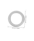 Temperature Resistant Gasket Washers Set 200 Pcs For Automotive And Industrial Leak Prevention In A Compact Storage Box single washer