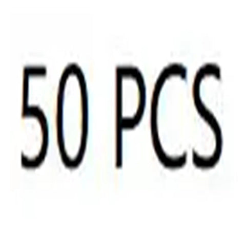 Text '50 PCS' for 1.5mm Aluminum Flat Gasket Washers Set 50 Pcs Mixed Sizes 21x27 And 22x29 package quantity.