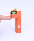 Adjustable Grade Rod Level Geoleni Aluminum Construction with 40 Minute Sensitivity Vial, orange finish