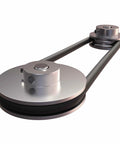 Aluminum Single Groove Pulley With 5mm Bore And 20mm Diameter Including Hex Wrench for compact belt drives in small motors.