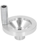 Mini Lathe Hand Wheel CNC Aluminum Alloy Hand Wheel With Handle For Internal Chamfered Hole Ergonomic Design For Smooth Operation