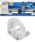 Mini Lathe Hand Wheel CNC Aluminum Alloy Hand Wheel With Handle For Internal Chamfered Hole Ergonomic Design for 0618 7x Series