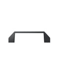 4 Pack Aluminum Rectangular Industrial Pull Handles With 90mm Hole Spacing For 20 Series European Standard Aluminum Extrusion Profile Black