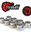 Aluminum Self Centering Bearing Spacers 8 Pack for Inline Skates Roller Skates Scooters Skateboards and Longboards 8mm Wheel Spacers