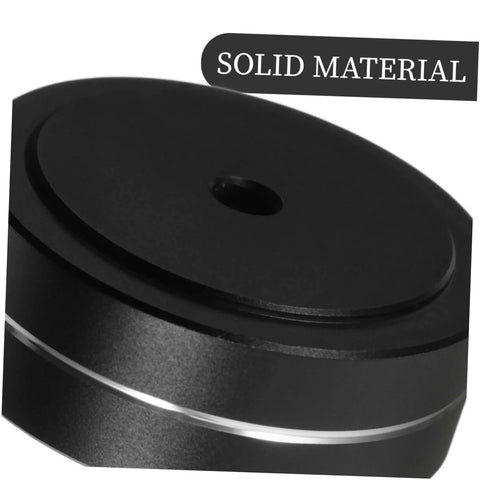 Aluminum Foot Pads For Electronics Isolation Feet For Turntables Computers Speakers And Subwoofers No Slip Anti Vibration Bumpers