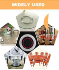 Multiple uses of 4 Inch Aluminum Alloy Lazy Susan Swivel Bearing, Heavy Duty Round Rotating Turntable Base for Dining Tables