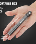 Aluminum LED Pen Light 4 Pack With Clip For Inspection And Emergency Use Includes 2AAA Batteries Pocket Sized Flashlight