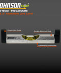 Front view of compact 3 in aluminum line level with hex body delivering precise alignment for masonry, plumbing, and landscaping.