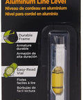 Packaging of Compact 3 in aluminum line level with hex body for masonry, plumbing, landscaping; features silver anodized finish.