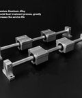 Four Pack SK6 Aluminum Linear Rail Clamping Supports For 6mm Shafts High Precision Guide Rails For 3D Printers CNC Machines