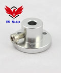 6mm Shaft Compatible Aluminum 60mm Mecanum Wheel Motor Coupler With 28mm Outer Diameter 16mm Bore Length And 4mm Inner Diameter