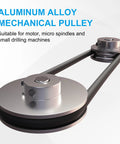 Aluminum Fixed Bore Pulley 16mm OD With 6mm Aperture And 5mm Groove For 4mm PU Belt 12mm Height Includes Hex Wrench 1pc