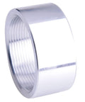 Side view of Aluminum 6061T6 2 Inch NPT Female Weld On Pipe Fitting Bung 2 Pack Durable Lightweight Corrosion Resistant