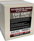 Aluminum oxide medium grit blasting media delivers fast, hard cutting in blasting cabinets and guns, in a reusable 8 lb bag.
