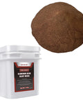Aluminum oxide blasting media in a 14 lb bag with 100 grit medium to fine grade for wet or dry use in cabinets or handheld guns.