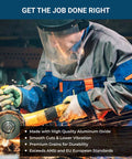Worker using 6 Inch Aluminum Oxide Thin Type 1 Grinder Cut Off Wheels for metal and stainless steel cutting