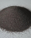 14 lb aluminum oxide sandblasting media, 120 grit, wet or dry use, delivers precise metal surface prep in blasting cabinets, close-up view