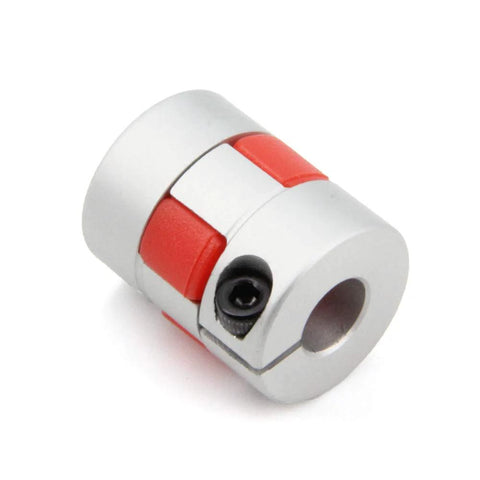 2 Pack Aluminum Plum Shaft Coupler 8mm To 8mm 20mm Diameter 25mm Length Flexible Motor Coupler For 3D Printer CNC Machine And Servo