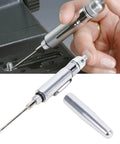 Straight Up Precise Oiler Pen Portable Aluminum Body with Pocket Clip for Machines Cars and Power Tools in use
