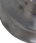 Close-up of Aluminum Alloy Single Groove Pulley 31x15x8mm with 8mm bore for 3 to 5mm PU belts, showing material and groove detail.
