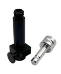 Trimble Quick Release Adapter for RTK GPS GNSS Prism Pole Swiss Type Surveying Aluminum Lightweight 3.5 oz with 3 Inch Black Section