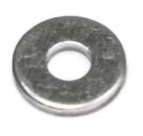 Aluminum Rivet Backup Washers Five Thirty Second Inch Pack Of 100 shown in close-up view, displaying round metallic washer design.