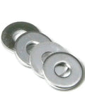 Close-up of Aluminum Rivet Backup Washers Five Thirty Second Inch Pack Of 100, emphasizing smooth metallic finish.