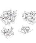 Aluminum Blind Rivet Nuts Set 100 Pieces M4 M5 M6 M8 For Automotive Industrial And Electrical Assemblies