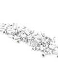 Premium Aluminum Pull Rivet Nuts Set For Metal Plates And Pipes M3 Through M10 With M4 100 Pieces in a pile