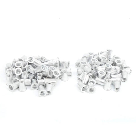 Pull Rivet Nuts Aluminum Set M3 To M10 For Metal Plates And Pipes Heavy Duty Galvanized Aluminum Fasteners Vertical Install Hardware Accessories