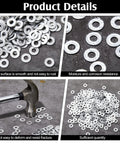 600 Pieces Aluminum Backup Pop Rivet Washers 3/16 X 1/2 Inch For Boats And Cars, showing product details and corrosion resistance