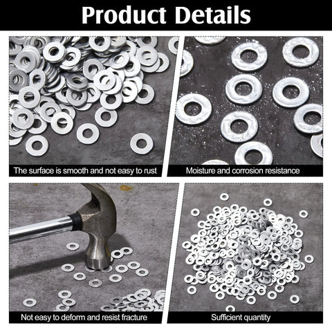 600 Pieces Aluminum Backup Pop Rivet Washers 3/16 X 1/2 Inch For Boats And Cars, showing product details and corrosion resistance