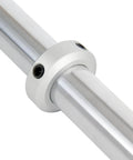 View of (4-Pack) 22mm Bore Shaft Collars, Aluminum Alloy Screw Style Clamping Collars, 35mm Outer Diameter, 10mm Width installed on shaft.