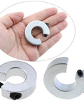 Sturdy Aluminum Collar Kit For SBR20 Linear Guideways All In One Clamping Collar With M5 Fixing Screws Bore 20mm Shown in Hand